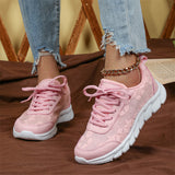 Women's Summer Breathable Lace Up Soft Sole Walking Loafers