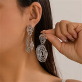 Irregular Circle Exaggerated Statement Earrings for Women