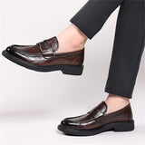 Men's Wedding Party Business Leather Oxford Dress Shoes