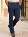 Men's Cozy Summer Business Party Straight-Leg Dress Pants