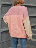 Candy Color Striped Texture Autumn Long Sleeve Shirt for Women