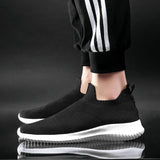 Men's Casual Stretchy Knitted Rubber Sole Sock Sneakers