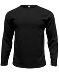 Autumn Leisure Round Neck Long Sleeve Basic Shirt for Men