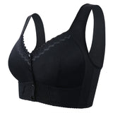 Comfort Front Closure Breathable Seamless Wireless Bra for Seniors