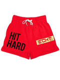 Men's Letter Print Sports Boxing Drawstring Shorts