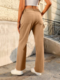 Stylish High Waist Multi-Pocket Cargo Pants for Women