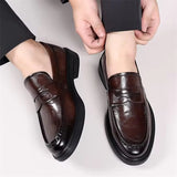 Men's Wedding Party Business Leather Oxford Dress Shoes