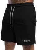 Men's Simple Loose Elastic Waist Running Fitness Casual Shorts