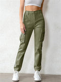 Female Lightweight Hiking Pockets Ankle-tied Jogger Pants