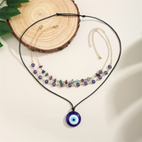 Ladies Turkish Evil Eye Lucky Amulet Necklace