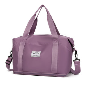 Happy Travel Candy Color Shoulder Bag with Large Capacity