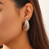 Drop Shape Luxury Big Earrings for Lady