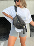 Stylish Side Studded Oversized Short Sleeve Shirt for Women