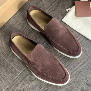 Men's Fashion Casual Slip On Loafers with Suede Finish