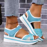 Women's Leisure Cutout Strappy Velcro Sandals