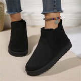 Women's Winter Casual Anti-Skip Warm Plush Snow Boots