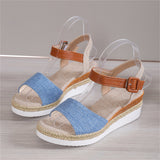 Female Ankle Buckle Strap Non-slip Platform Sandals