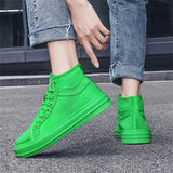 Classic Popular High Top Lace Up Canvas Sneakers