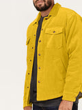 Men's Fashion Solid Color Jacket with Multiple Pockets