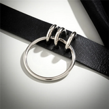 Gothic Style PU Leather Collar Multichain Necklaces