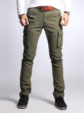 Solid Color & Camouflage Print Hard-Wearing Cargo Pants for Men