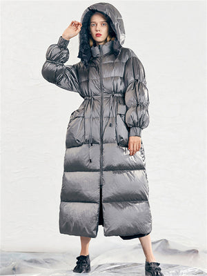 Women's Oversized Thermal Outer Space Down Coat