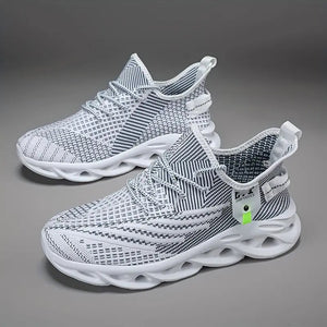 Men's Trendy Breathable Mesh Lace-Up Sneakers