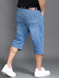 Male Summer Oversized Thin Short Denim Pants
