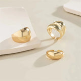 3Pcs/Set Exaggerated Chunky Glossy Knuckle Rings for Women