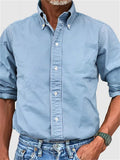 Men's Stylish Long Sleeve Button Down Shirts