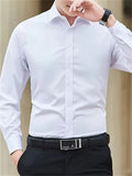 Men's Solid Color Slim Fit Perfect Business Party Shirts