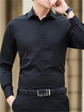 Men's Solid Color Slim Fit Perfect Business Party Shirts