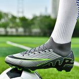 Men's Outdoor Grass Training Non-Slip Football Boots with Nail