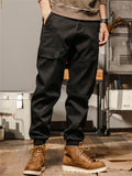 Men's Solid Color Camouflage Spring Autumn Multi-Pocket Pants