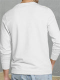 Men's Slim Fit Long Sleeve Knitted Henley Shirts