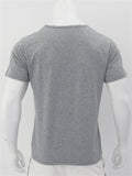 Men's Daily Simple Round Neck Slim Fit Summer T-shirts