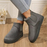 Women's Winter Casual Anti-Skip Warm Plush Snow Boots