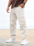 Men's Causal Comfy Straight Leg Cargo Pants