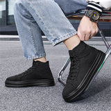 Classic Popular High Top Lace Up Canvas Sneakers