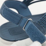 Cozy Open Toe Cross Strap Beach Sandals for Women