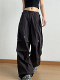 Women's Fashion Casual High Waist Baggy Cargo Pants