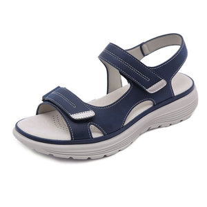 Sport Style Lightweight Wedge Heel Velcro Sandals for Women