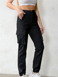 Female Lightweight Hiking Pockets Ankle-tied Jogger Pants