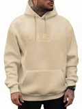 Men's PARIS Romantic City Print Fashion Pullover Hoodies