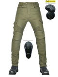 Super Cool Knight Motorcycle Denim Pants with Knee & Hip Protector