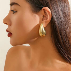 Drop Shape Luxury Big Earrings for Lady