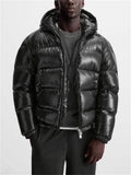 Warm Zipper Hooded Cotton-padded Coats for Men