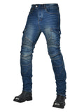 Super Cool Knight Motorcycle Denim Pants with Knee & Hip Protector