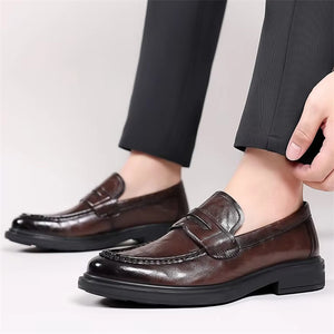 Men's Wedding Party Business Leather Oxford Dress Shoes