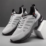 Men's Breathable Mesh Skidproof Rubber Sole Cozy Sneakers